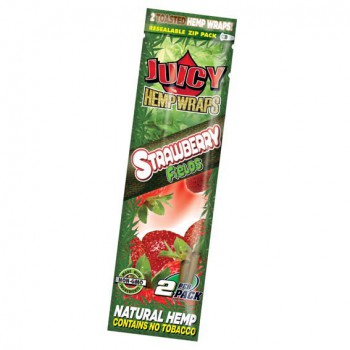 Juicy Blunt Hemp Wraps Strawberry