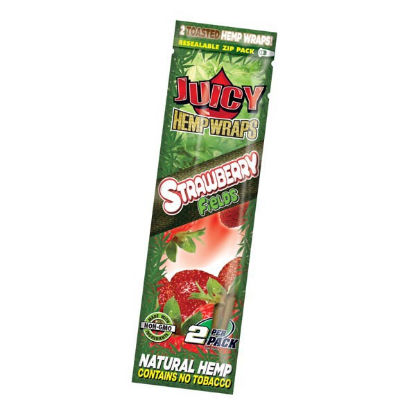 Juicy Blunt Hemp Wraps Strawberry