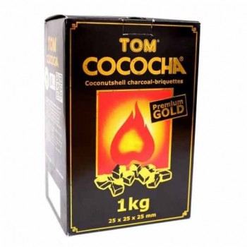 Tom Cococha Premium Gold Shisha-Kohle 1Kg