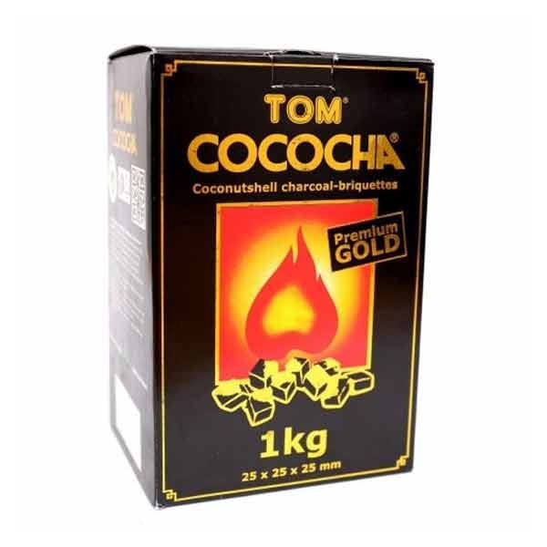 Tom Cococha Premium Gold Shisha-Kohle 1Kg