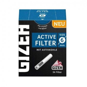 GIZEH Aktivkohlenfilter 34er