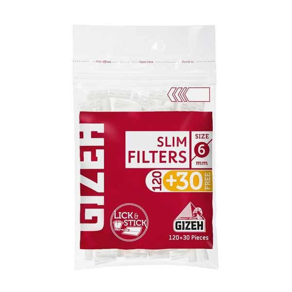 Gizeh Slim Filters 6mm (120 + 30 Stk.)