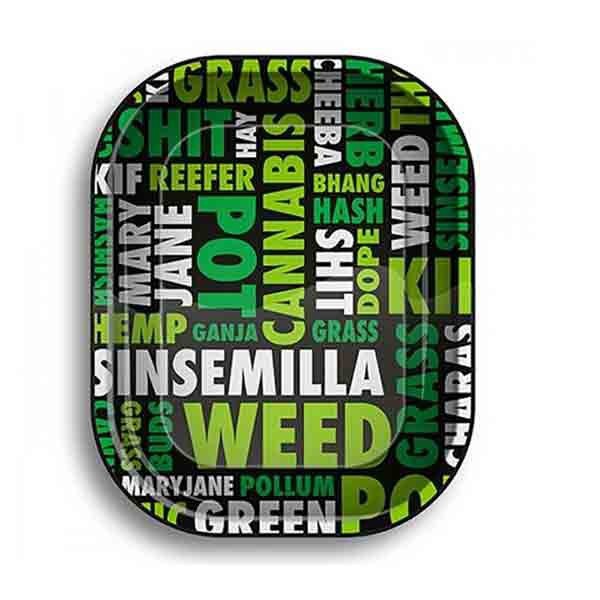 Mischpult Rolling Tray Cannafonts 14x18cm