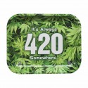 Rolling Tray 420 Green XLarge 27 x 33cm