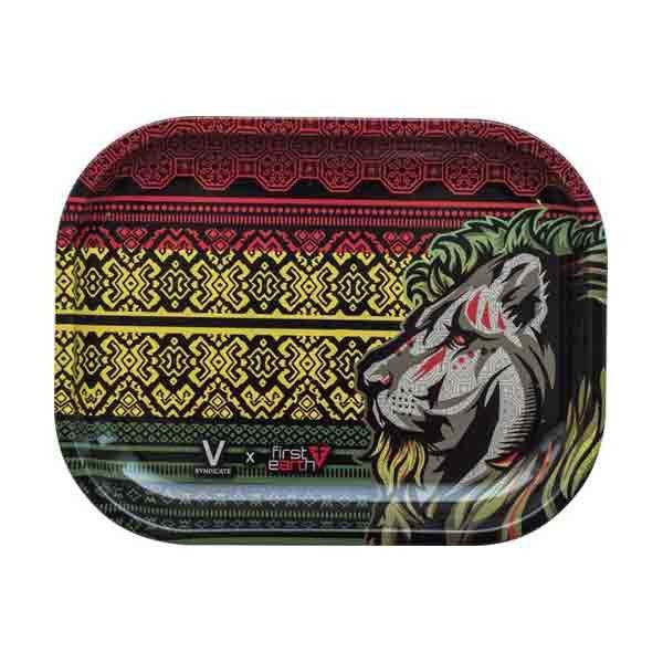 Rolling Tray Rasta Lion 14 x 18cm