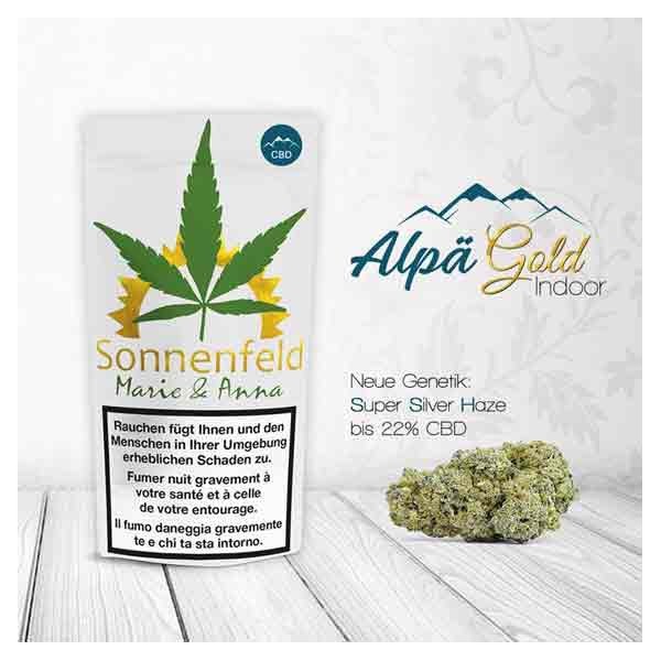 CBD Blüten SONNENFELD 2020 Alpä Gold 4.0g