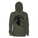 Rasta Headphones Hoodie