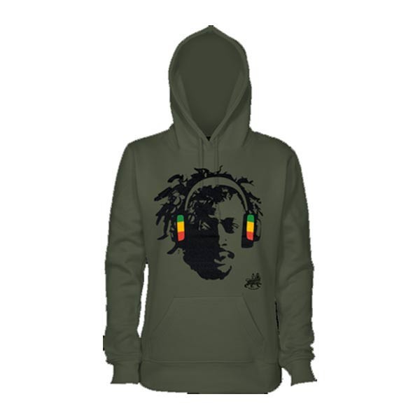 Rasta Headphones Hoodie